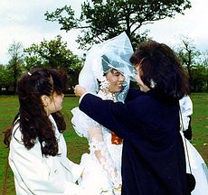 Bride's veil