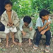 Undernourished children of minority group