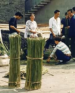  Hard wood used in making solid beds.